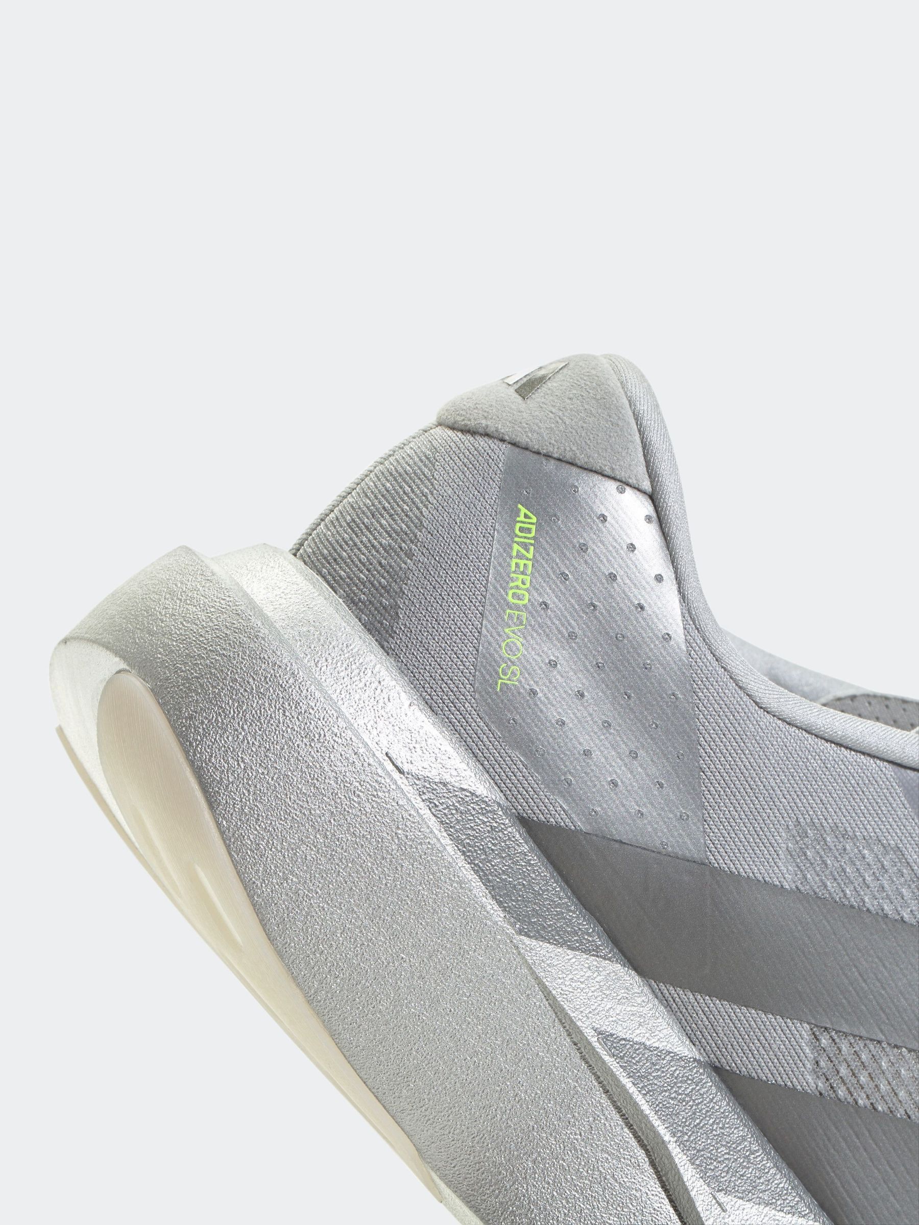 Buy adidas Silver Adizero EVO SL Trainers from Next USA Buy adidas Silver Adizero EVO SL Trainers from Next USA