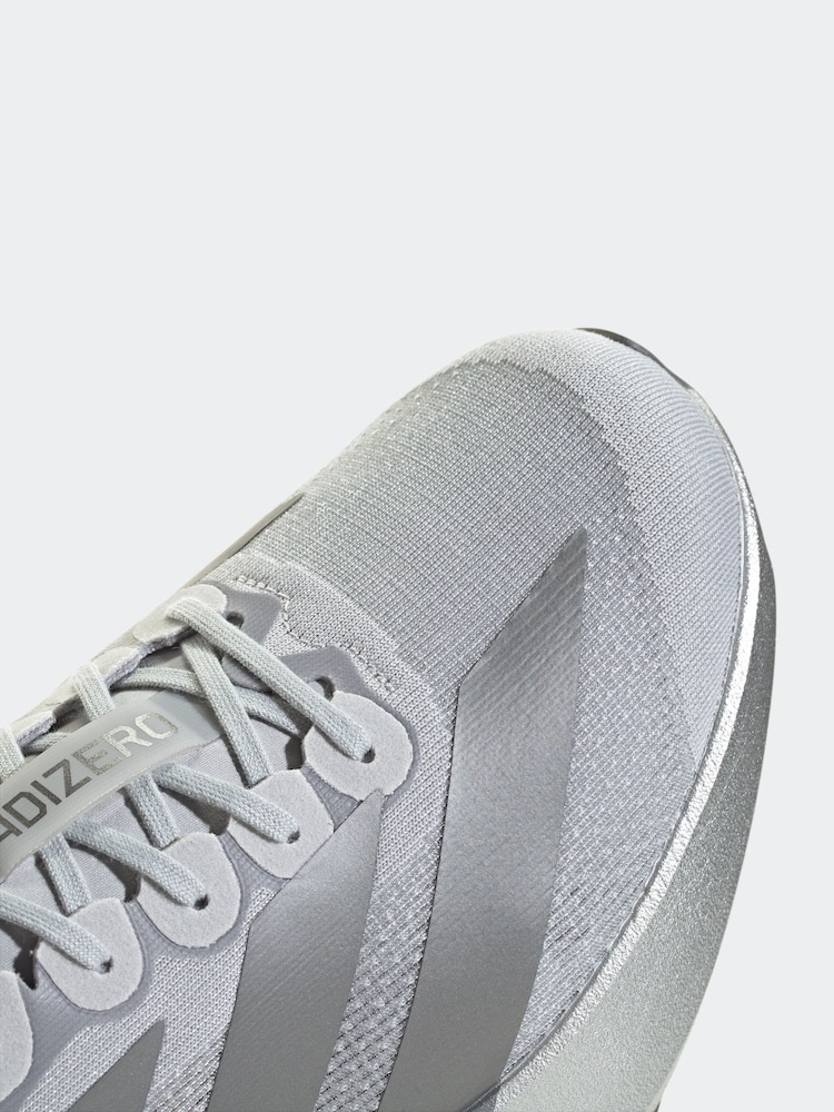 adidas Silver (Metal) Adizero EVO SL Trainers - Image 9 of 9