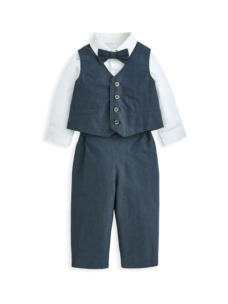Mamas & Papas Blue 4 Piece Suits Set - Image 2 of 7