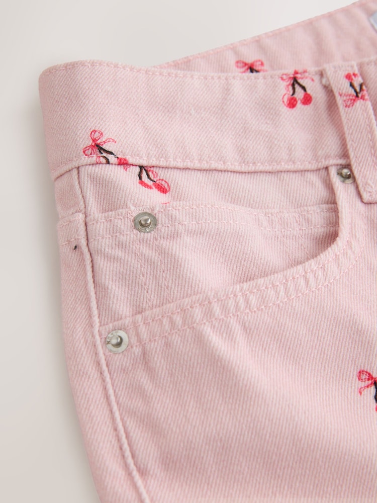 Pink Cherry Straight Leg Jeans - Image 2 of 3 Pink Cherry Straight Leg Jeans - Image 2 of 3