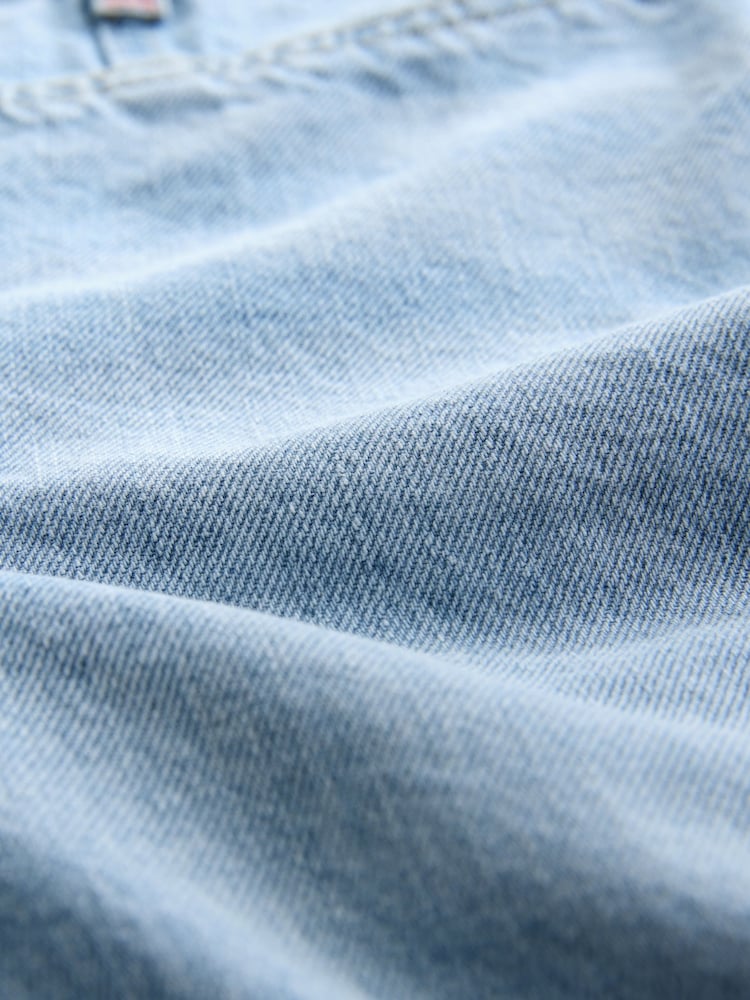 Mid Blue High Rise Wide Leg Jeans - Image 8 of 8