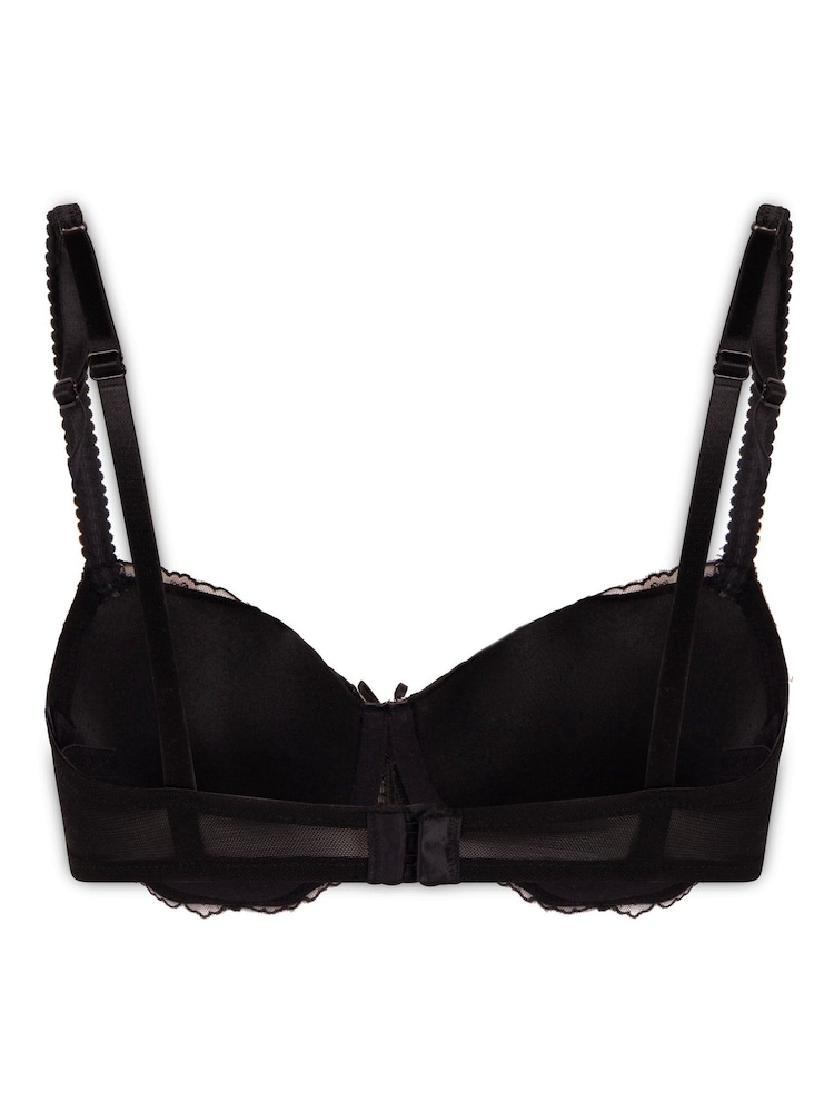 Hunkemoller Chloe Padded Underwired Black Bra - Image 5 of 5 Hunkemoller Chloe Padded Underwired Black Bra - Image 5 of 5