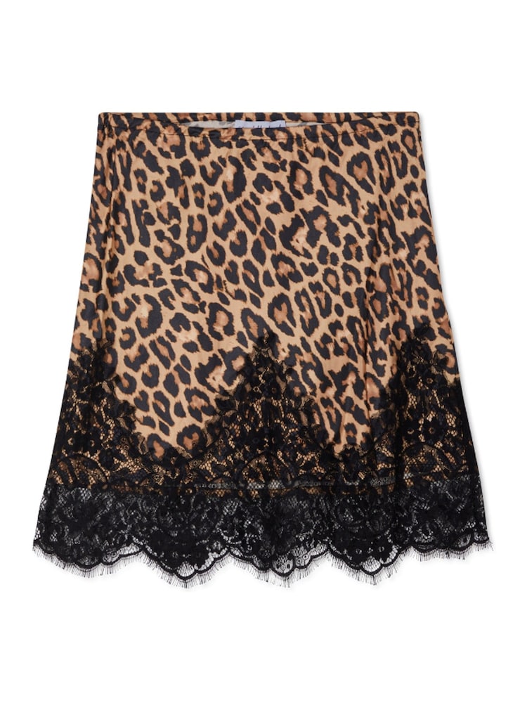 Buy Never Fully Dressed Brown Leopard Print Lace Maeva Skirt from Next  Canada
