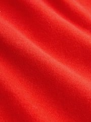 Red Embellished Match Box Short Sleeve Crew Neck Top - Image 8 of 8