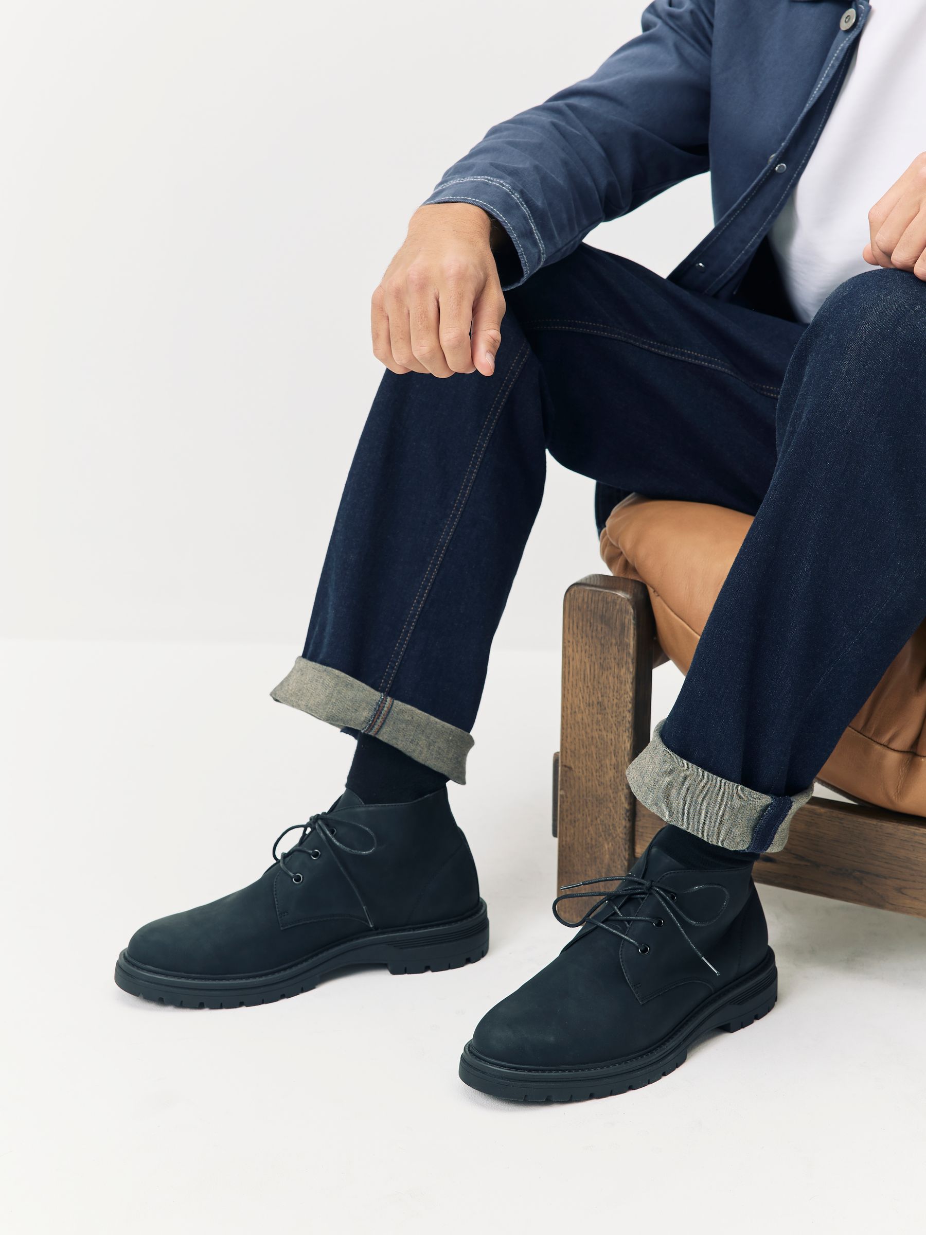 chukka boots and chinos