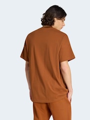 adidas Brown ALL SZN T-Shirt - Image 2 of 6