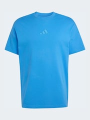 Blå - adidas All SZN 100% bomull T-shirt - Bild 6 av 6