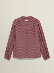Hobbs Red Mila Blouse - Image 1 of 3