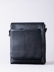 Lakeland Leather Black Crummock Cross-Body Bag - Image 1 of 7