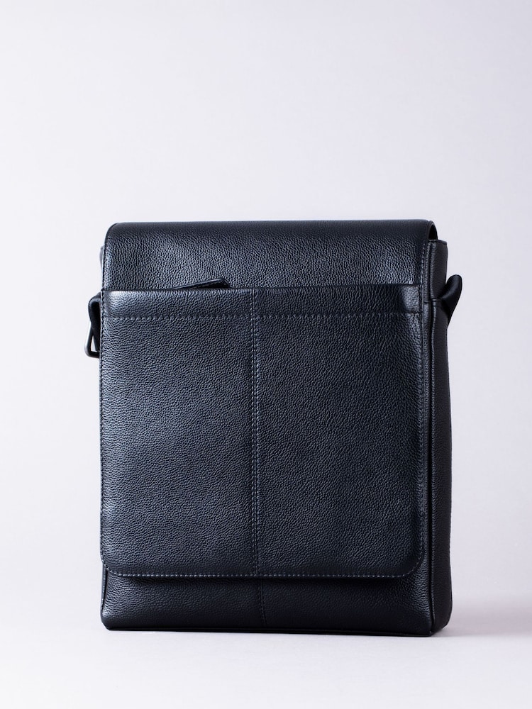 Lakeland Leather Black Crummock Cross-Body Bag - Image 1 of 7