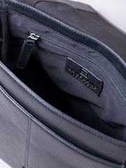 Lakeland Leather Black Crummock Cross-Body Bag - Image 5 of 7