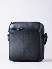 أسود - Lakeland Leather Crummock Reporter Bag - صورة 2 من 7