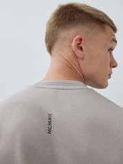 River Island Grey Slim Fit Scuba MCM T-Shirt - Image 4 of 4