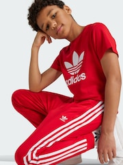 adidas Originals Red Adicolor SST Tracksuit Bottoms - Image 2 of 4