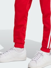 adidas Originals Red Adicolor SST Tracksuit Bottoms - Image 3 of 4