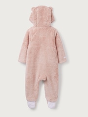 The White Company Pink Fleece Romper - Image 6 of 6
