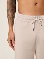 أبيض بيج فاتح - قياس مستقيم - Brushback Heavyweight Joggers - صورة 5 من 9