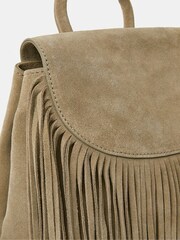 Accessorize Leather Fringe Backpack - Slika 3 iz 4