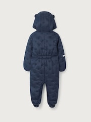 The White Company Blue Star Quilted Pramsuit - Image 2 of 2