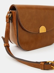 Accessorize Brown Boxy Cross-Body Bag - Image 3 of 5