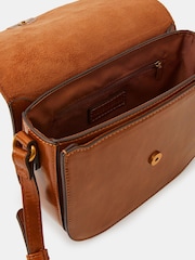 Accessorize Brown Boxy Cross-Body Bag - Image 4 of 5