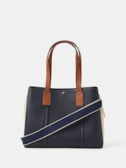 Accessorize Blue Triple Compartment Shoulder Bag - Image 1 of 5