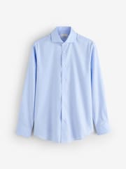 MOSS Tailored Fit Blue Sky Dobby Shirt - Image 1 of 1