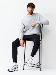 Μαύρο - Στενή γραμμή Cotton Rich Jersey Φόρμες 2 Πακ - Εικόνα 5 από 9