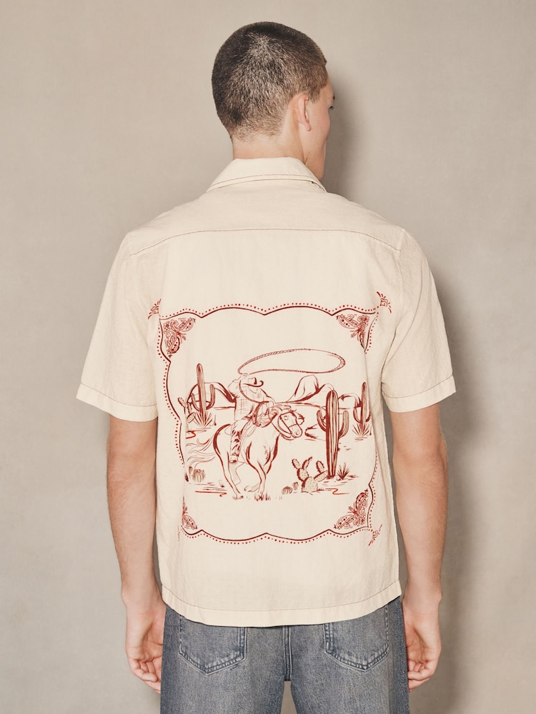 Ecru EDIT Graphic Shirt - Image 1 of 6