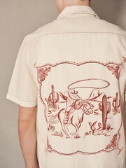 Ecru EDIT Graphic Shirt - Image 6 of 6