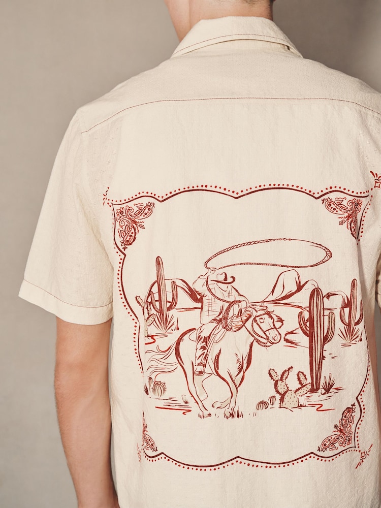 Ecru EDIT Graphic Shirt - Image 6 of 6