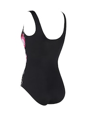 Zoggs Scoopback Black Swimsuit with Foam Cup Support - Image 2 of 2