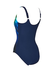 Zoggs Blue Adjustable Scoopback Swimsuit with Tummy Control, Foam Cup Support & Adjustable Straps - Imagen 4 de 4