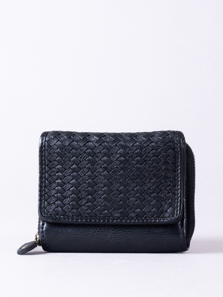 Lakeland Leather Black Small Wreay Purse - Image 1 of 5