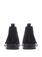 Jones Bootmaker Blue Deacon Suede Chukka Boots - Image 3 of 5