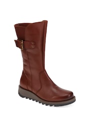 Jones Bootmaker Brown Edita Leather Calf Boots - Image 2 of 5