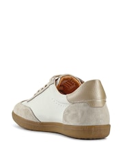 Jones Bootmaker Gold Artea Leather Trainers - Image 3 of 5