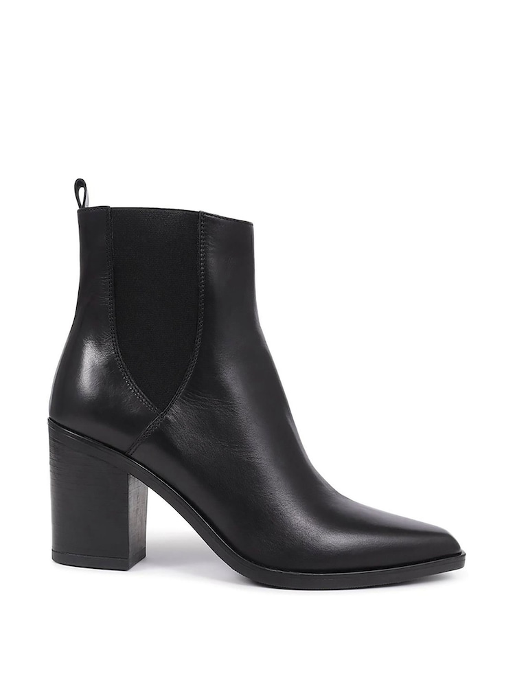Jones Bootmaker Black Kalamata Heeled Ankle Boots - Image 1 of 5
