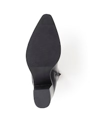 Jones Bootmaker Black Kalamata Heeled Ankle Boots - Image 5 of 5