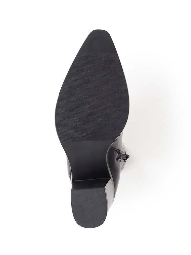 Jones Bootmaker Black Kalamata Heeled Ankle Boots - Image 5 of 5