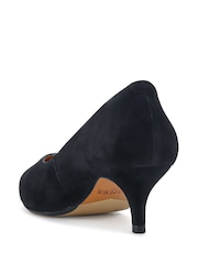 Jones Bootmaker Black Yulia Leather Stiletto Heeled Court Shoes - Image 4 of 5