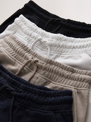 Grey/Stone/Navy/Black Loose Fit Basic Shorts (3-16yrs) - Image 7 of 8