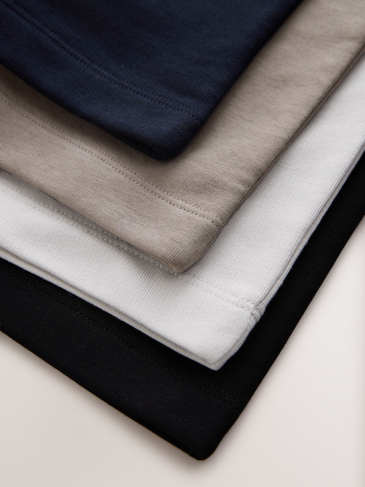 Grey/Stone/Navy/Black Loose Fit Basic Shorts (3-16yrs) - Image 8 of 8