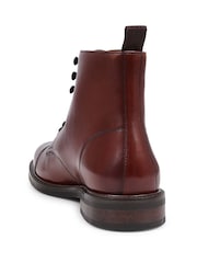 Jones Bootmaker Brown Finch Leather Lace-Up Boots - Image 3 of 5