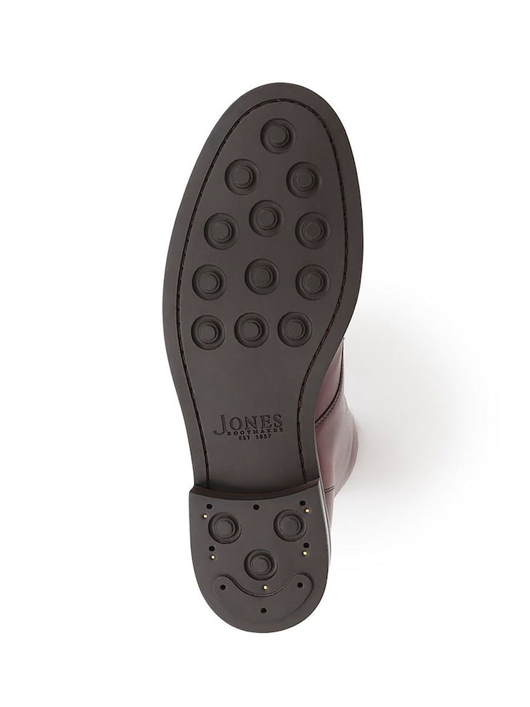 Jones Bootmaker Brown Finch Leather Lace-Up Boots - Image 5 of 5
