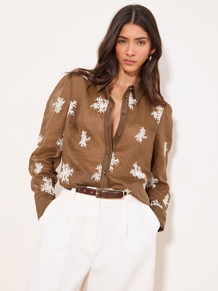 قميص مطرز من Lipsy  - Image 2 of 4