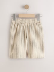 Ecru/Black Textured Stripe Shorts (3-16yrs) - Image 2 of 4