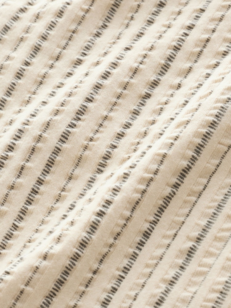 Ecru/Black Textured Stripe Shorts (3-16yrs) - Image 8 of 8