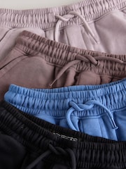 Purple/Brown/Blue/Black Regular Fit Basic Shorts (3-16yrs) - Image 9 of 9