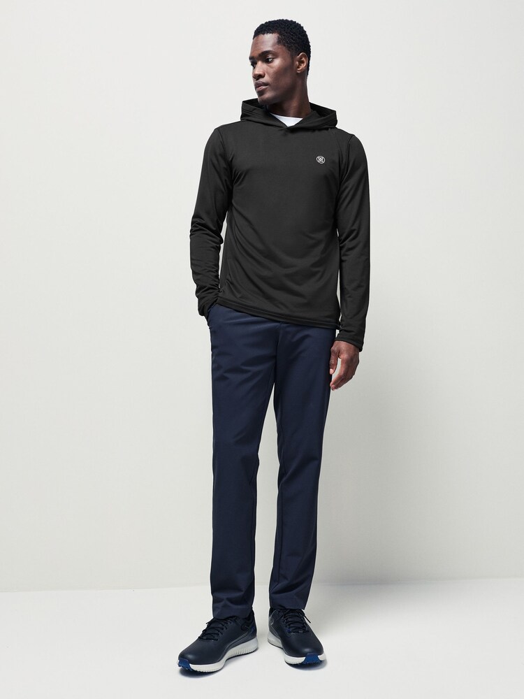 G/Fore Black Brushed Back Tech Terry Hoodie - Image 2 of 7